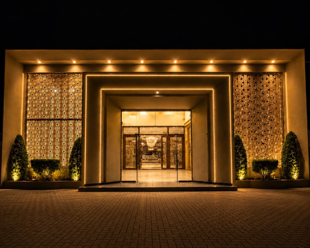 Ivory Grand Event Complex Entrance Facade